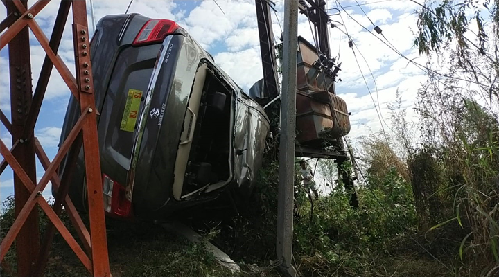 అదుపుతప్పిన కారు ఇద్దరి పరి‌స్థితి విషమం