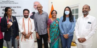 పీవీ సింధుకు కేంద్రం ఘన సత్కారం