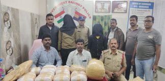 65 కిలోల ఎండుగంజాయి స్వాధీనం..ఇద్దరు అరెస్ట్