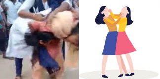 లవర్ కోసం కొట్లాడుకున్న ఇద్దరు అమ్మాయిలు