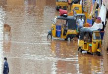 తడిసిముద్దైన హైదరాబాద్ నగరం