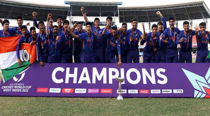 5వ సారి అండర్19 వరల్డ్ కప్ గెలుచుకున్న ఇండియా