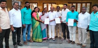 భీమా చెక్కులు అందించిన ఎమ్మెల్యే చల్లా