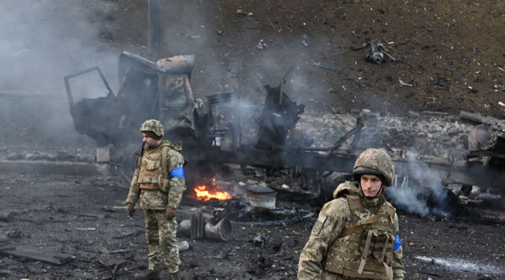 రష్యా దూకుడుకు..దద్దరిల్లిన కీవ్