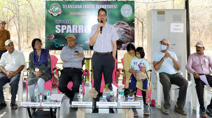 కేబీఆర్ పార్కులో వరల్డ్ స్పారో డే వేడుకలు