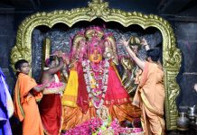 భద్రకాళికి లక్ష గులాబీలతో అర్చనలు