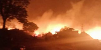 పాంచజన్య పోలీ ప్రొడక్ట్స్ లో అగ్నిప్రమాదం