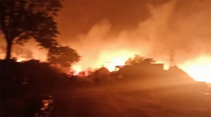 మంచిర్యాల జిల్లాలో ఆరుగురు సజీవదహనం