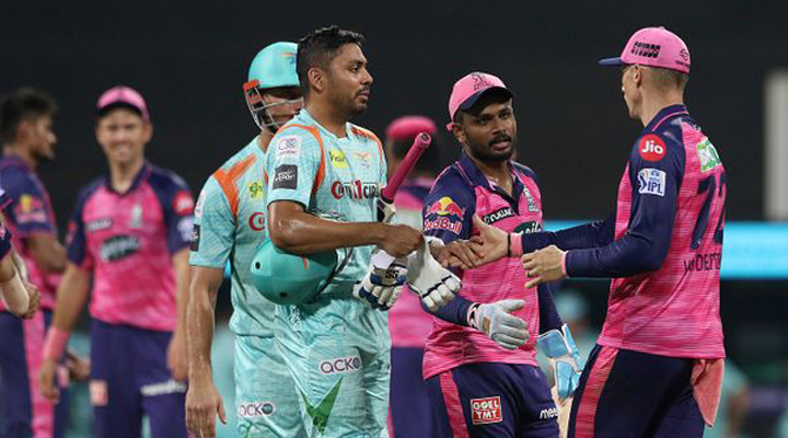 లక్నో పై రాజస్థాన్ గ్రాండ్ విక్టరీ 