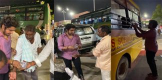 కాంగ్రెస్ కార్యకర్తల దాహార్తి తీర్చిన టీఆర్ఎస్ యువనాయకుడు