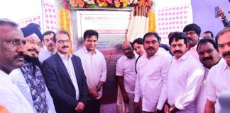 కిటెక్స్ అపెరల్ పార్కుకు భూమిపూజ చేసిన కేటీఆర్