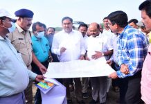 కైటెక్స్ పార్కులో ఏర్పాట్లు పరిశీలించిన మంత్రి ఎర్రబెల్లి