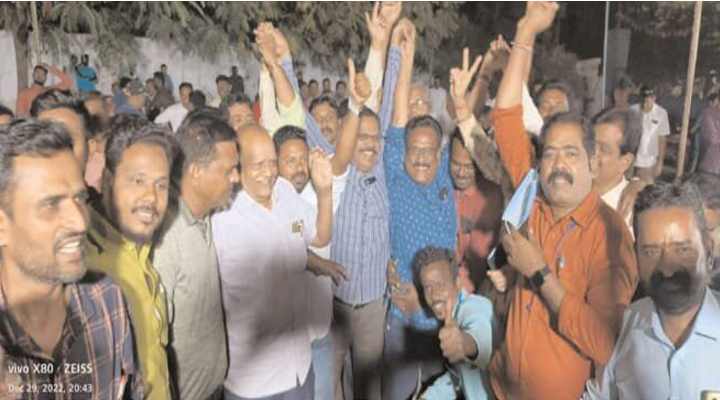 వరంగల్ ప్రెస్ క్లబ్ ఎన్నికల్లో tuwj ( iju) విజయం 