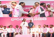 బీఆర్ఎస్ పార్టీలో చేరిన ఏపీ నేతలు