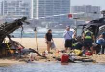 గాల్లో రెండు హెలికాప్టర్ లు ఢీ