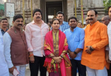 నృసింహునిని దర్శించుకున్న కేంద్ర మంత్రి