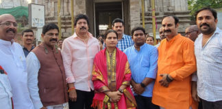 నృసింహునిని దర్శించుకున్న కేంద్ర మంత్రి