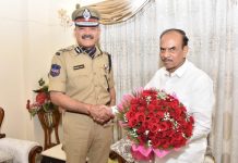 హోం మంత్రిని కలిసిన డీజీపీ అంజనీ కుమార్