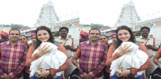 శ్రీవారిని దర్శించుకున్న సినీ నటి కాజల్