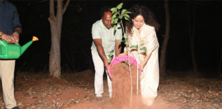 గ్రీన్ ఇండియా ఛాలెంజ్ లో నటి కంగనా రనౌత్