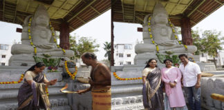 అతిపెద్ద హనుమాన్ ను దర్శించుకున్న కవిత