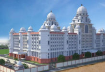 తెలంగాణ సెక్రటేరియెట్ అందాలు చూడతరమా!