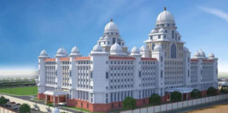 తెలంగాణ సెక్రటేరియెట్ అందాలు చూడతరమా!