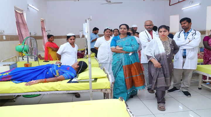 ఈఎస్ఐ ఆస్పత్రిని తనిఖీ చేసిన కడియం కావ్య