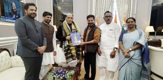 కేంద్రమంత్రి రాజ్నాథ్తో సీఎం రేవంత్ రెడ్డి భేటీ