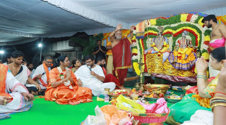 రుద్రేశ్వరాలయంలో కల్యాణం కమనీయం