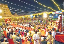 సంబురంగా యాదగిరీశుడి ఎదుర్కోలు