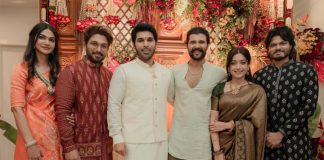 అల్లు శిరీష్ హల్దీ ఫంక్షన్ లో విరోషి సందడి