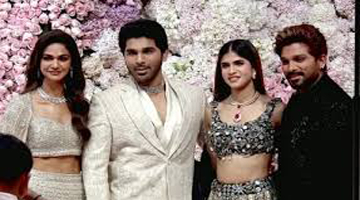 గ్రాండ్ గా అల్లు శిరీష్ ప్రీ వెడ్డింగ్ రిసెప్షన్