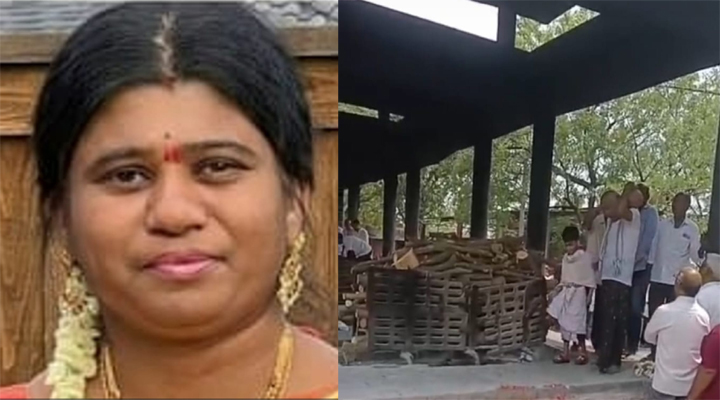 ముగిసిన ఎన్ఆర్ఐ శ్వేత అంత్యక్రియలు